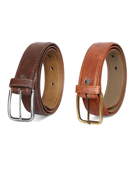 pack of 2 leatherette belt - 19231776 - Very Small Image - 1