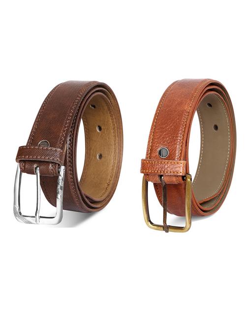 pack of 2 leatherette belt - 19231777 - Very Small Image - 1