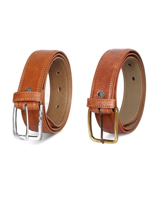 pack of 2 leatherette belt - 19231783 - Very Small Image - 1