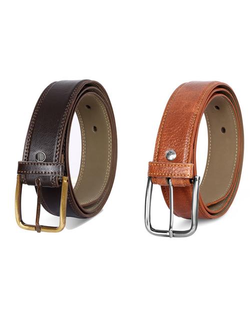 pack of 2 leatherette belt - 19231795 - Very Small Image - 1