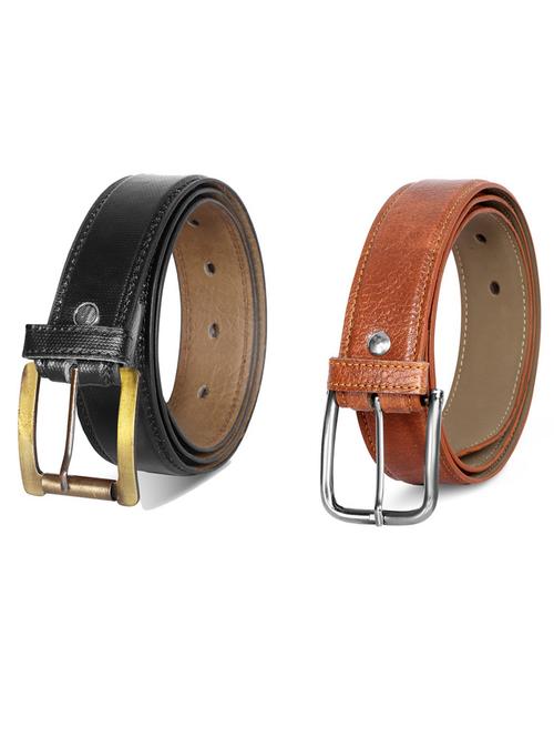 pack of 2 leatherette belt - 19231805 - Very Small Image - 1