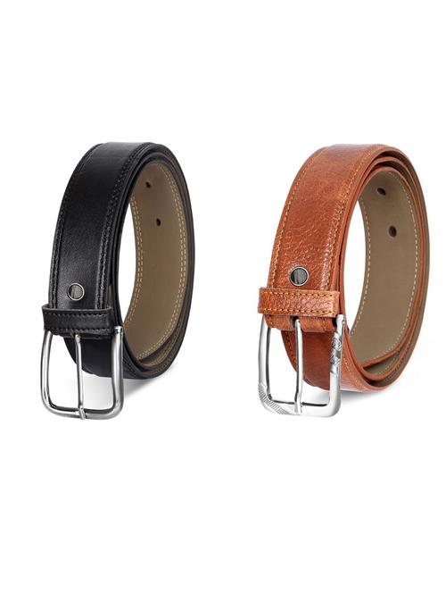 pack of 2 leatherette belt - 19231827 - Very Small Image - 1