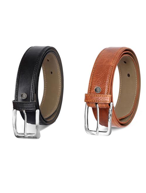 pack of 2 leatherette belt - 19231829 - Very Small Image - 1