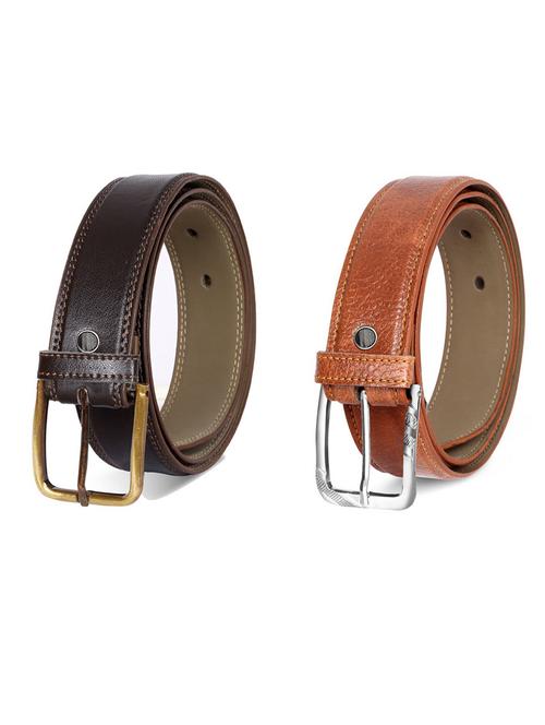 pack of 2 leatherette belt - 19231832 - Very Small Image - 1