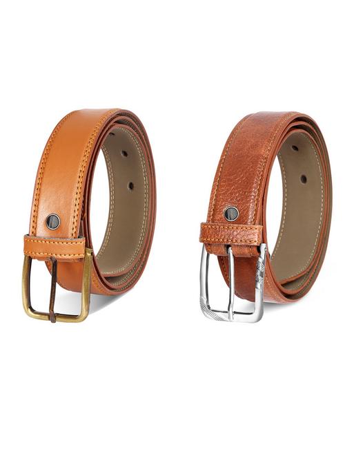 pack of 2 leatherette belt - 19231838 - Very Small Image - 1