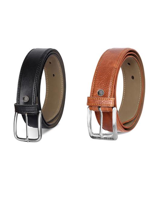 pack of 2 leatherette belt - 19231863 - Very Small Image - 1