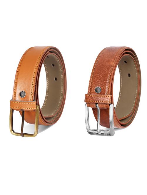 pack of 2 leatherette belt - 19231874 - Very Small Image - 1