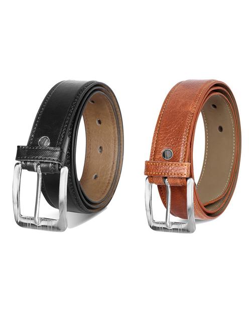 pack of 2 leatherette belt - 19231883 - Very Small Image - 1