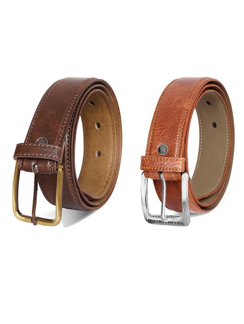pack of 2 leatherette belt - 19231886 - Very Small Image - 1