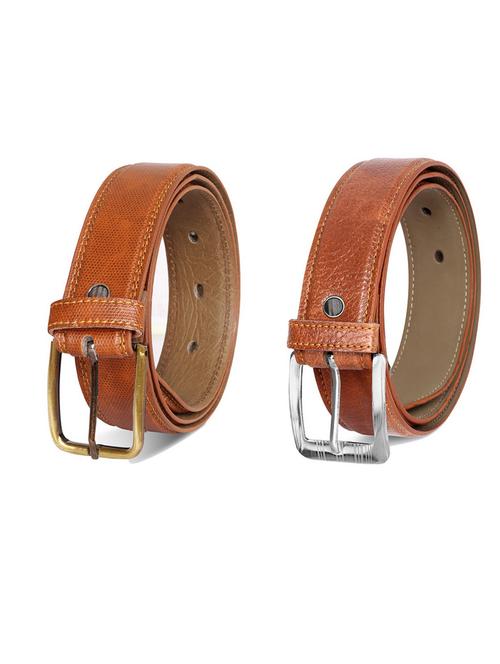 pack of 2 leatherette belt - 19231892 - Very Small Image - 1