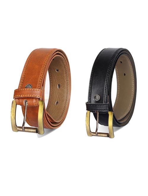 pack of 2 leatherette belt - 19231925 - Very Small Image - 1