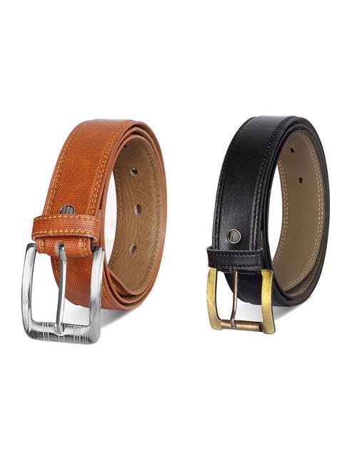 pack of 2 leatherette belt - 19231930 - Very Small Image - 1