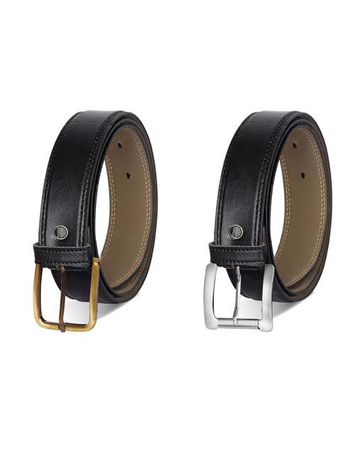 pack of 2 leatherette belt - 19231931 - Very Small Image - 1