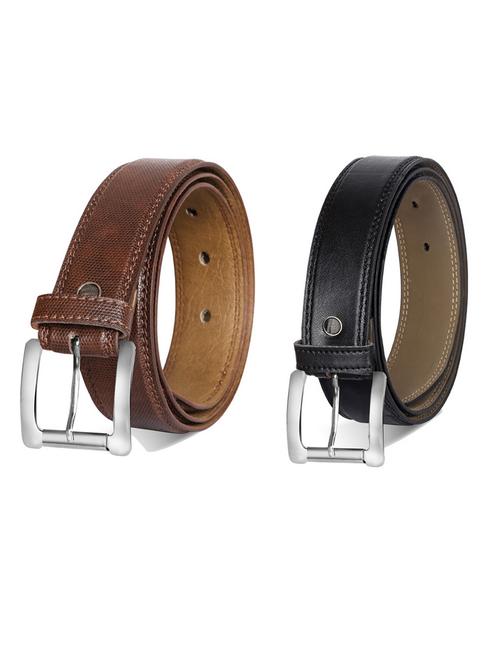 pack of 2 leatherette belt - 19231954 - Very Small Image - 1