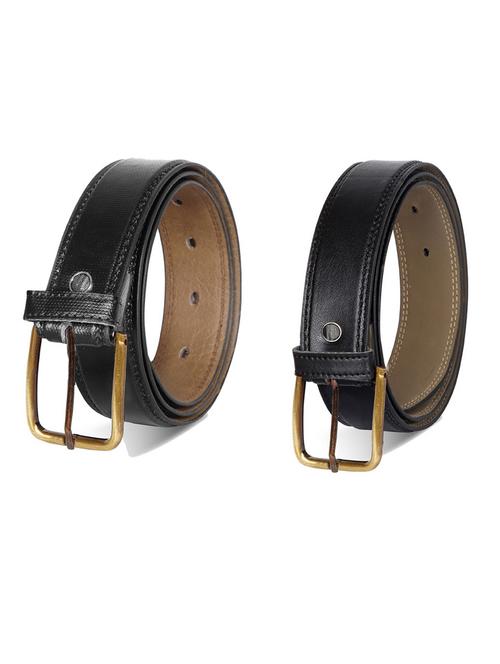 pack of 2 leatherette belt - 19231982 - Very Small Image - 1