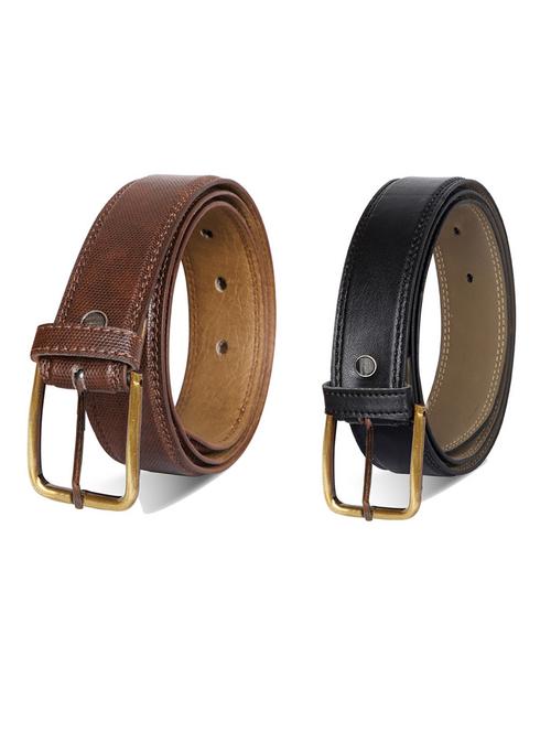 pack of 2 leatherette belt - 19231988 - Very Small Image - 1