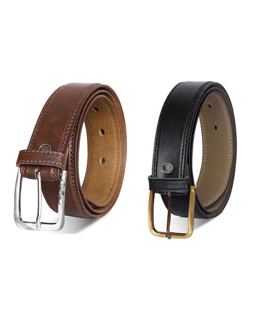 pack of 2 leatherette belt - 19231990 - Very Small Image - 1