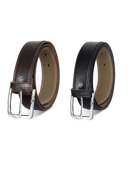 pack of 2 leatherette belt - 19232035 - Very Small Image - 1