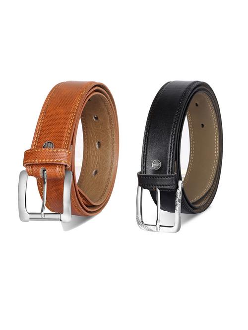 pack of 2 leatherette belt - 19232056 - Very Small Image - 1