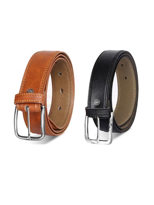 pack of 2 leatherette belt - 19232058 - Very Small Image - 1
