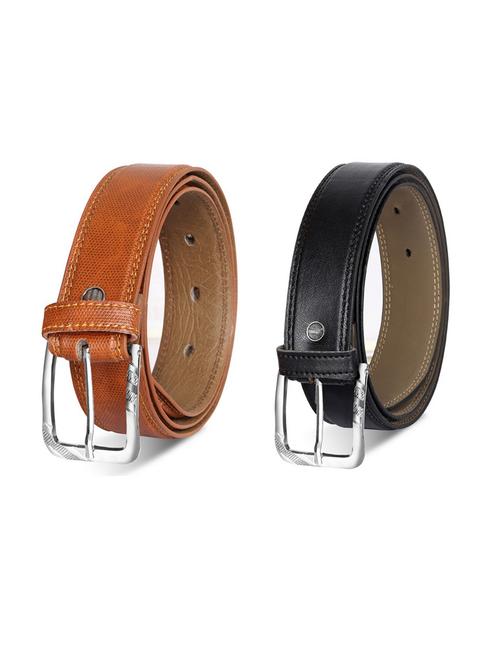 pack of 2 leatherette belt - 19232059 - Very Small Image - 1