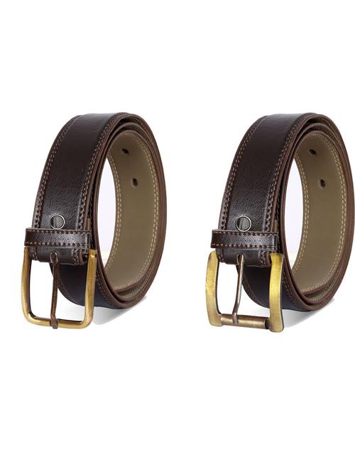 pack of 2 leatherette belt - 19232091 - Very Small Image - 1