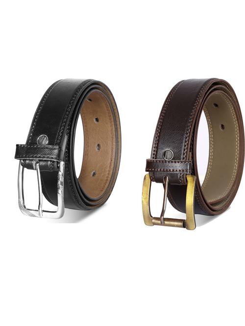 pack of 2 leatherette belt - 19232104 - Very Small Image - 1