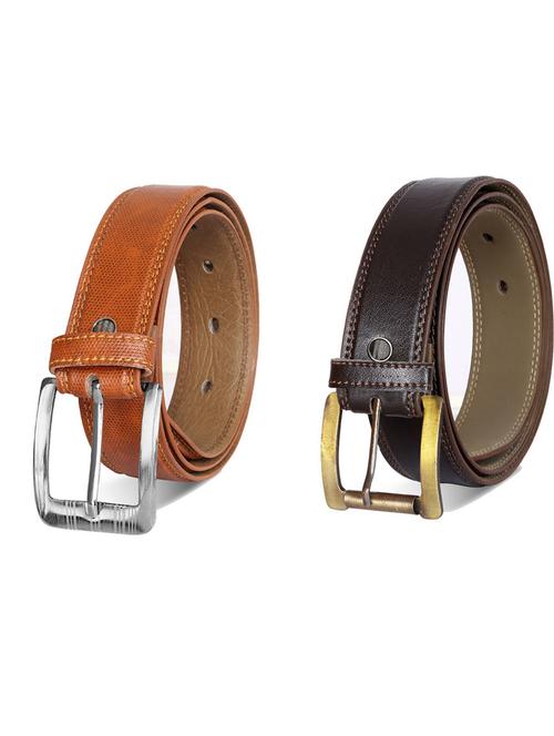 pack of 2 leatherette belt - 19232117 - Very Small Image - 1