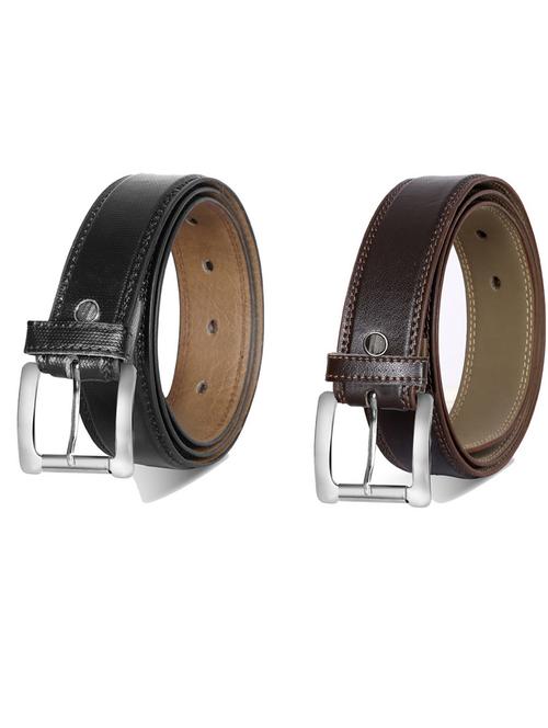 pack of 2 leatherette belt - 19232128 - Very Small Image - 1