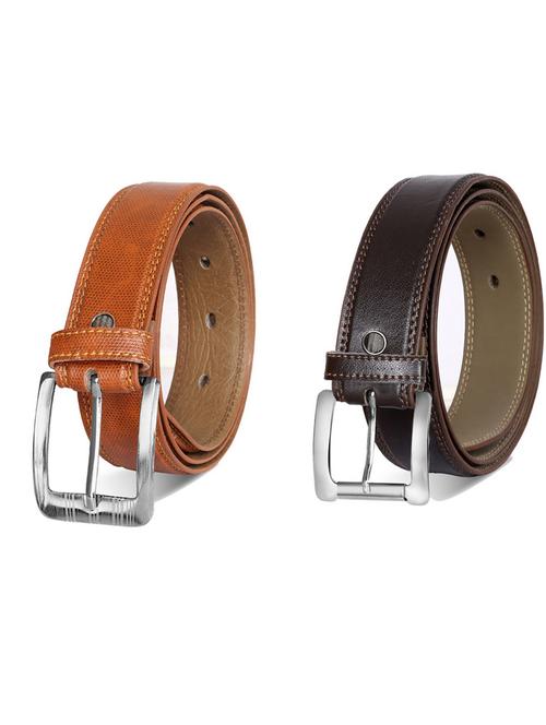 pack of 2 leatherette belt - 19232144 - Very Small Image - 1