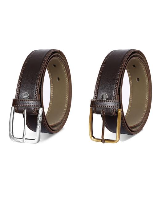 pack of 2 leatherette belt - 19232146 - Very Small Image - 1