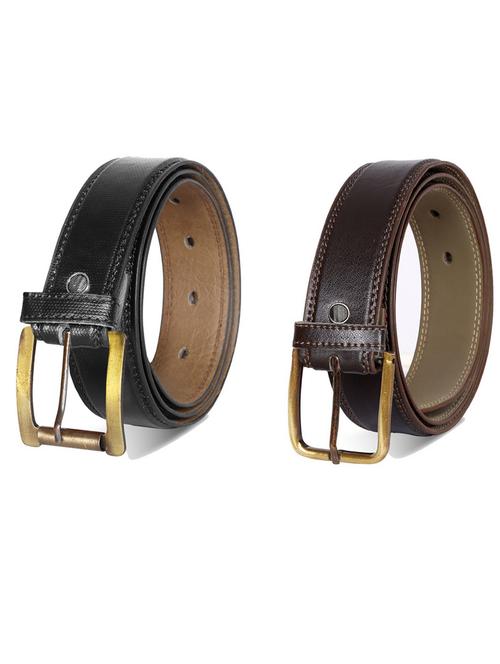 pack of 2 leatherette belt - 19232153 - Very Small Image - 1