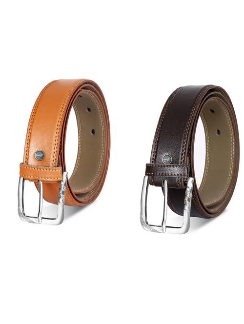 pack of 2 leatherette belt - 19232201 - Very Small Image - 1