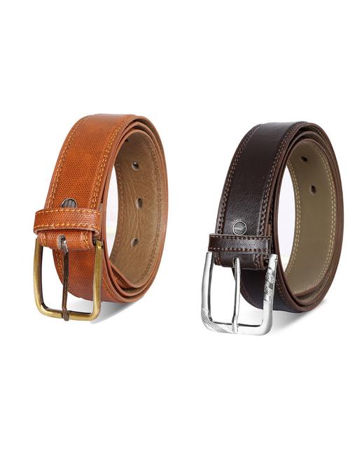 pack of 2 leatherette belt - 19232217 - Very Small Image - 1