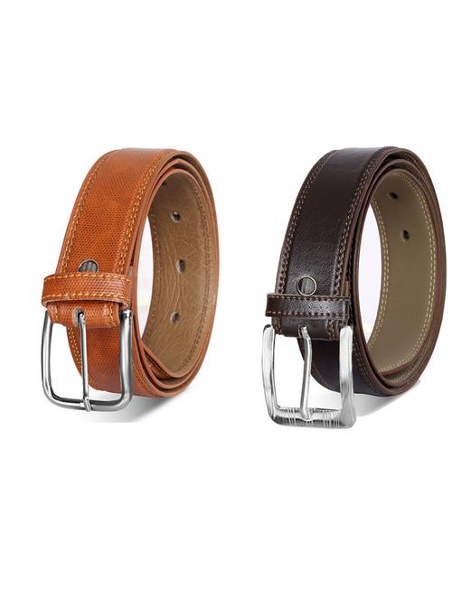 pack of 2 leatherette belt - 19232242 - Very Small Image - 1