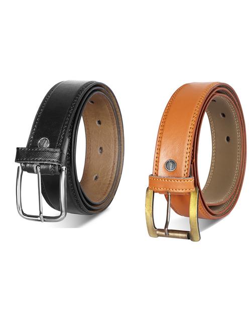 pack of 2 leatherette belt - 19232253 - Very Small Image - 1