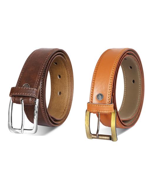 pack of 2 leatherette belt - 19232260 - Very Small Image - 1