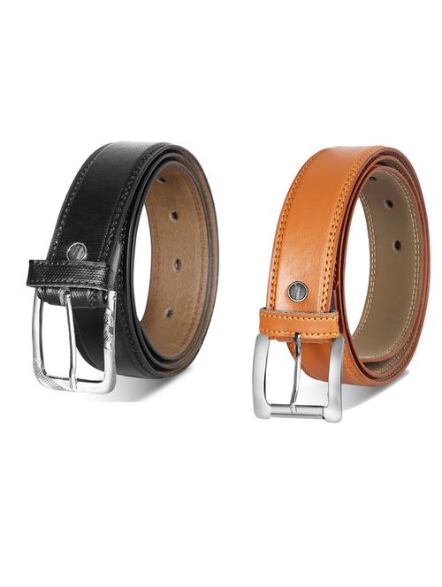 pack of 2 leatherette belt - 19232276 - Very Small Image - 1