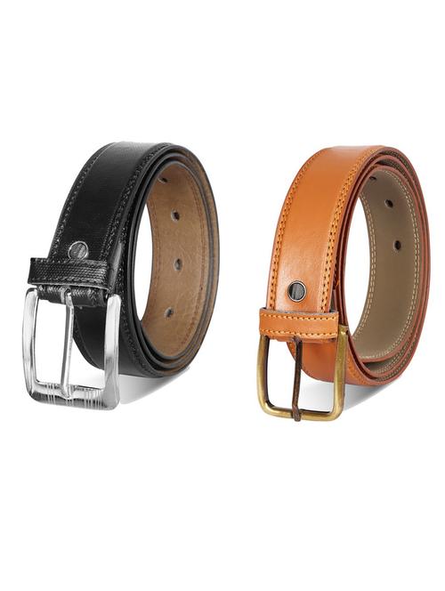 pack of 2 leatherette belt - 19232298 - Very Small Image - 1