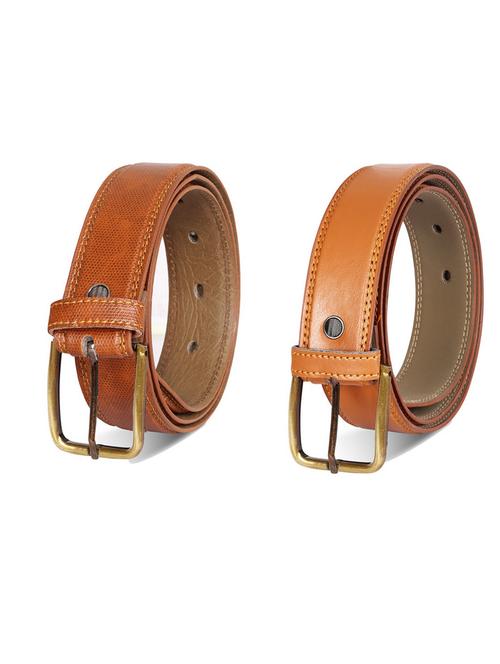 pack of 2 leatherette belt - 19232307 - Very Small Image - 1
