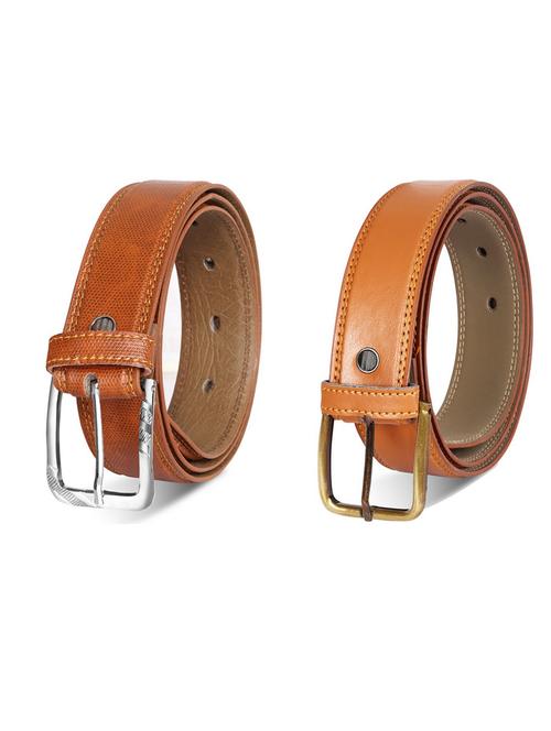 pack of 2 leatherette belt - 19232309 - Very Small Image - 1