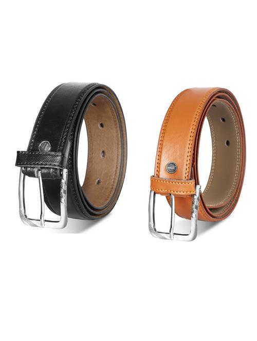 pack of 2 leatherette belt - 19232336 - Very Small Image - 1