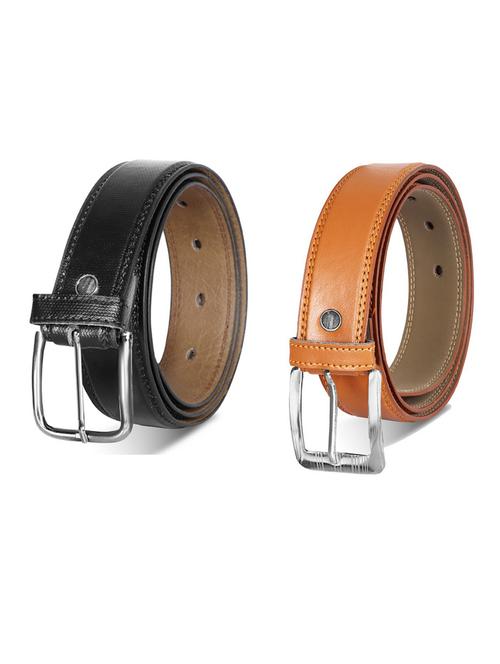 pack of 2 leatherette belt - 19232353 - Very Small Image - 1