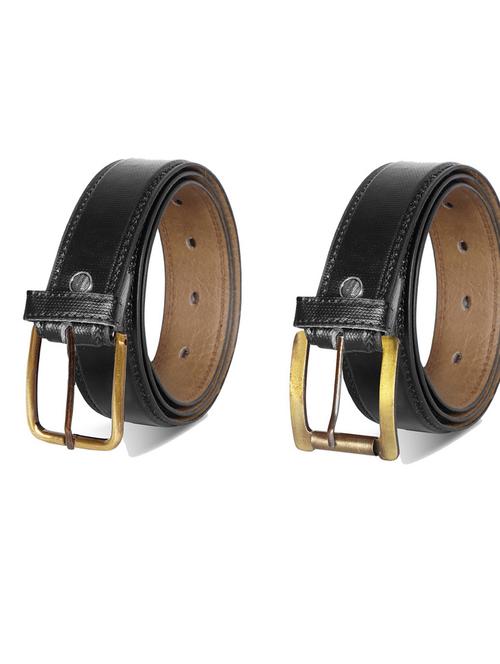pack of 2 leatherette belt - 19232369 - Very Small Image - 1