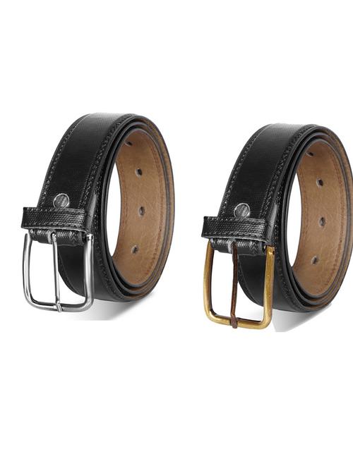 pack of 2 leatherette belt - 19232401 - Very Small Image - 1