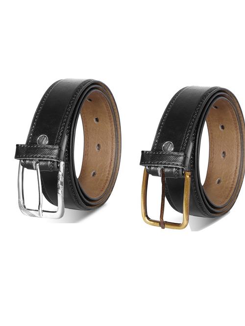pack of 2 leatherette belt - 19232402 - Very Small Image - 1