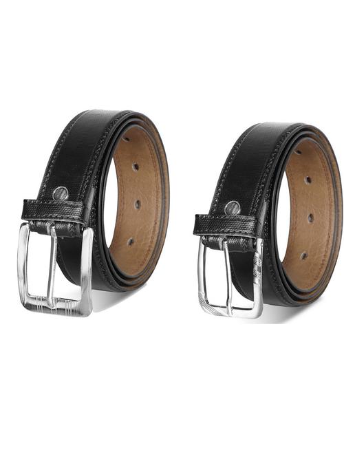 pack of 2 leatherette belt - 19232430 - Very Small Image - 1