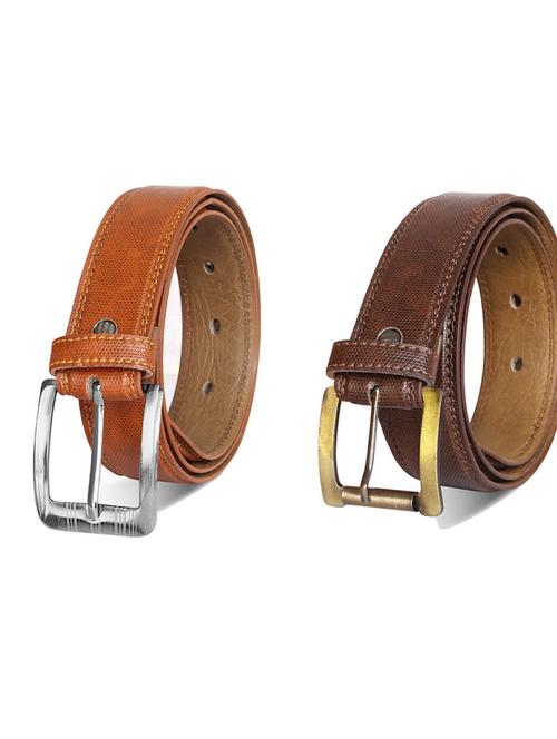 pack of 2 leatherette belt - 19232465 - Very Small Image - 1