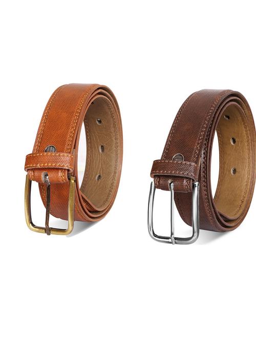 pack of 2 leatherette belt - 19232489 - Very Small Image - 1