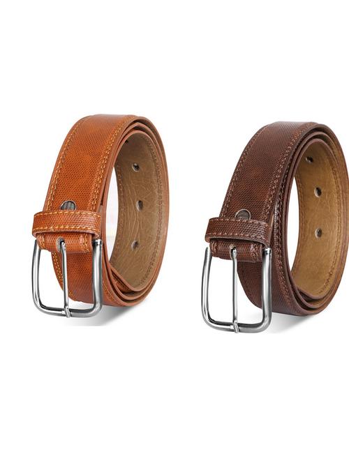 pack of 2 leatherette belt - 19232490 - Very Small Image - 1